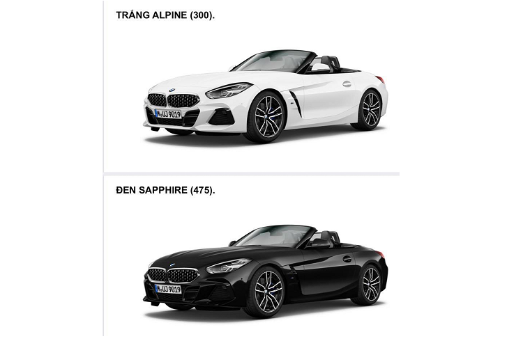 Ngoại thất BMW Z4 sDrive30i M-Sport chính hãng được trang bị bodykit và mâm 19 inch 5 chấu M Sport. Bên cạnh 2 món “đồ chơi” M Sport bao gồm: Vi sai thể thao và phanh M Sport. Nội thất BMW Z4 sDrive30i M-Sport ghế ngồi M Sport bọc da Vernasca, chỉnh điện.