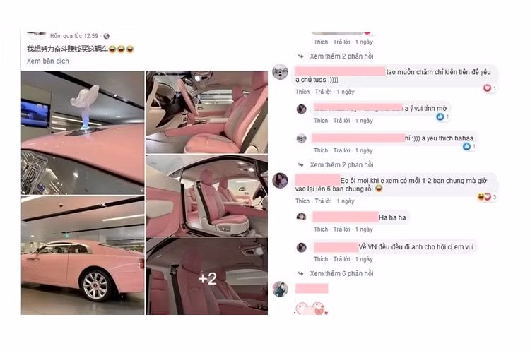 Hiện chưa rõ chiếc Rolls-Royce Wraith màu hồng này xuất hiện tại Hàn Quốc hay ở một đất nước nào khác, nhưng quả thực, chiếc Coupe siêu sang này có cách phối màu rất dễ đi vào lòng các chị em phái yếu.