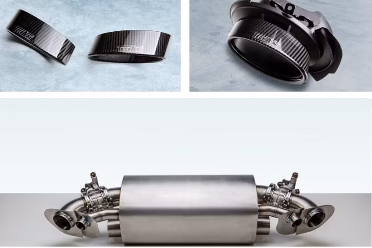 Với bộ nâng cấp ống xả TechArt cho Porsche 911, chiếc xe thể thao của Porsche sẽ có được âm thanh ấn tượng cũng như những pha “backfire” khi thả ga.