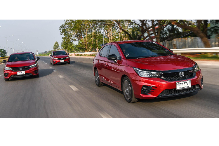 Ở phiên bản S tiêu chuẩn, City dùng mâm thép 15 inch (185/60 R15) đi cùng với lốp Maxxis MA-P3, hai phiên bản V và SV sử dụng mâm hợp 15 inch (185/60R15). Và phiên bản RS sử dụng mâm 16 inch (185/55 R16) đi cùng với lốp Yokohama dòng BlueEarth A.