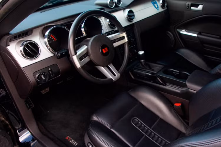 Giống như khi được sử dụng trong lúc quay phim và quảng bá, chiếc xe sở hữu ngoại thất thất với phối màu đen – trắng đặc trưng của xe cảnh sát Mỹ. Bên hông xe, thay vì dòng chữ “to protect and serve” (bảo vệ và phục vụ), chiếc xe này sở hữu dòng chữ “to punish and enslave” (trừng phạt và nô dịch), một trong những khẩu hiệu của đội quân Decepticon (phe phản diện).