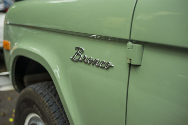 Từ năm 1973, phiên bản tiêu chuẩn của Ford Bronco chuyển sang dùng động cơ 6 xy-lanh thẳng hàng 3.3L, xe có tùy chọn hộp số sàn 3 cấp hoặc tự động 3 cấp.