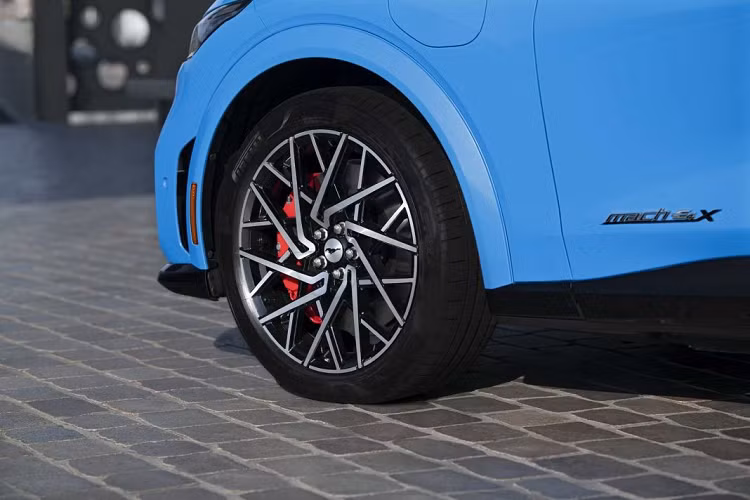 Theo Ford, Mustang Mach-E GT khi được bán ra sẽ là chiếc xe điện nhanh nhất trong phân khúc của nó tại đây. Để đạt được điều này, Ford trang bị cho Mach-E GT động cơ kép tạo ra tổng công suất 458 mã lực 830 Nm mô-men xoắn. Với sức mạnh này, Ford Mustang Mach-E GT sẽ có thể tăng tốc lên 100 km/h từ vị trí đứng yên trong chỉ 3,7 giây, ngang với đối thủ trực tiếp của nó là Tesla Model Y. Cung cấp năng lượng cho xe sẽ là viên pin dung lượng 88 kWh, mang đến khả năng di chuyển đến 500 km cho mỗi lần sạc theo chu trình WLTP.