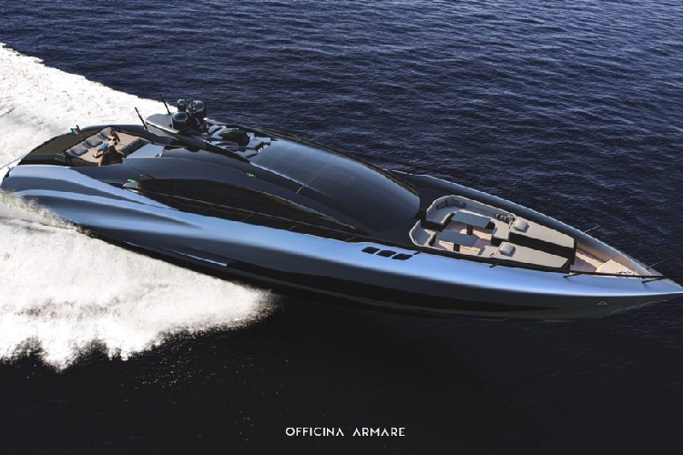 Du thuyền là một trong những tài sản thể hiện mức độ giàu sang của một đại gia nào đó. Giá trị của một chiếc du thuyền hạng sang có thể gấp nhiều lần một chiếc siêu xe, và chỉ thuộc về một vài cá nhân, “ông trùm” trên thế giới. Mới đây, studio thiết kế siêu du thuyền Officina Armare ở Milan, Ý, đã lấy nguồn cảm hứng từ siêu xe để cho ra đời mẫu concept A88 Gransport mới.