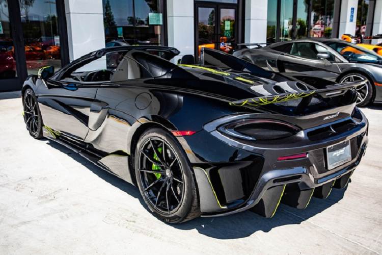 Ra mắt vào tháng 6/2018 với phiên bản coupe và tháng 1/2019 với phiên bản spider, McLaren 600LT Spider Segestria Borealis được hãng xe Anh quốc xếp vào phân khúc Sport Series, bên cạnh 570S, 570GT hay 540C. Hiện tại, đây cũng là 1 trong 3 dòng sản phẩm thương mại nhận được nâng cấp “longtail”, bên cạnh 675LT và 765LT. Tương tự những mẫu xe đàn anh, chiều dài tổng thể của 600LT dài hơn phiên bản tiêu chuẩn 570S khoảng 74 mm.