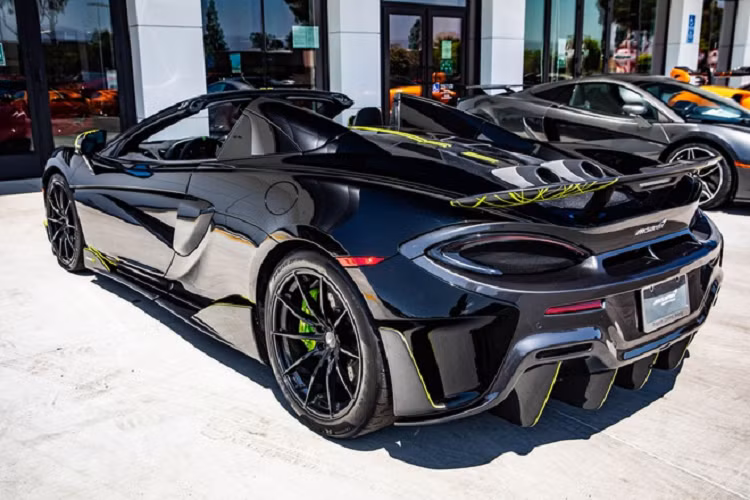 Ra mắt vào tháng 6/2018 với phiên bản coupe và tháng 1/2019 với phiên bản spider, McLaren 600LT Spider Segestria Borealis được hãng xe Anh quốc xếp vào phân khúc Sport Series, bên cạnh 570S, 570GT hay 540C. Hiện tại, đây cũng là 1 trong 3 dòng sản phẩm thương mại nhận được nâng cấp “longtail”, bên cạnh 675LT và 765LT. Tương tự những mẫu xe đàn anh, chiều dài tổng thể của 600LT dài hơn phiên bản tiêu chuẩn 570S khoảng 74 mm.