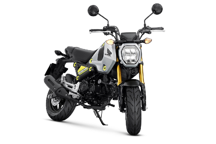 Honda MSX 2021 được trang bị giảm xóc hành trình ngược, mâm hợp kim 12 inch và hệ thống phanh đĩa trước/sau