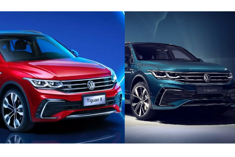 Phần đầu xe của Tiguan X vẫn có thiết kế tương tự Tiguan tiêu chuẩn. Những thay đổi bắt đầu rõ nét hơn từ sau cột B trở đi với phần mái dốc, cửa sau và đuôi xe tạo sự khác biệt ở Tiguan X so với bản tiêu chuẩn.