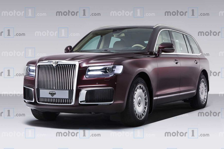 Trong quá khứ, Tổng thống Vladimir Putin đã từng tin dùng mẫu xe sang Aurus Senat làm phương tiện di chuyển. Quả thực không sai, mẫu sedan nước Nga tỏ rõ sự sang trọng, quyền quý với dáng vẻ bề thế và… giống hệt như một chiếc Rolls-Royce Ghost không có biểu tượng ‘Spirit of Ecstacy’.