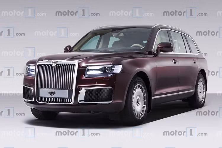 Trong quá khứ, Tổng thống Vladimir Putin đã từng tin dùng mẫu xe sang Aurus Senat làm phương tiện di chuyển. Quả thực không sai, mẫu sedan nước Nga tỏ rõ sự sang trọng, quyền quý với dáng vẻ bề thế và… giống hệt như một chiếc Rolls-Royce Ghost không có biểu tượng ‘Spirit of Ecstacy’.