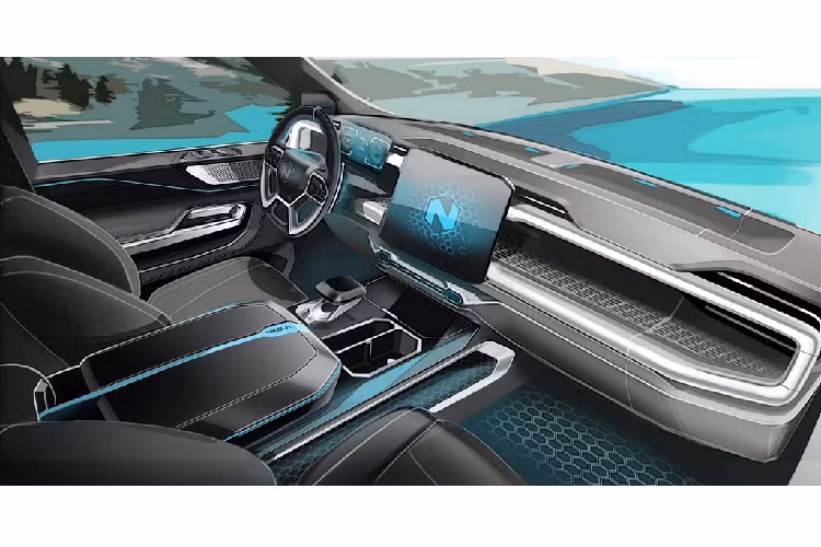 Logo Nikola cỡ lớn xuất hiện ở cả đầu xe và đuôi xe. Đèn hậu của xe được thiết kế đơn giản, chỉ là một đường cong ôm theo thân xe.