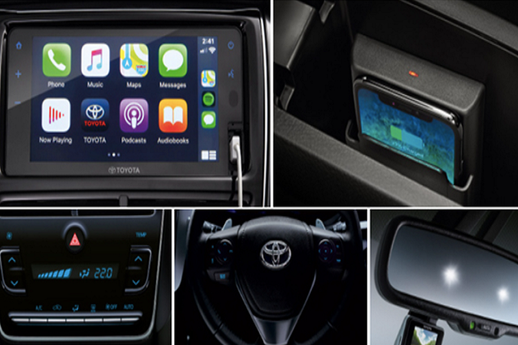 Tại Việt Nam, Toyota Vios hiện hành có kích thước dài x rộng x cao lần lượt 4.425 x 1.730 x 1.475 mm, chiều dài cơ sở 2.550 mm.