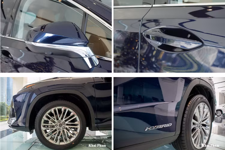 Phiên bản cao cấp nhất của dòng RX sở hữu kích thước chiều Dài x Rộng x Cao tương ứng là 4.890 x 1.895 x 1.685 (mm), chiều dài cơ sở 2.790 mm. Không chỉ sở hữu kích thước lớn, mẫu xe hơi mới này còn được trang trí nhiều đường gân nổi ở thân xe mang đến sự sang trọng và cá tính thể thao.