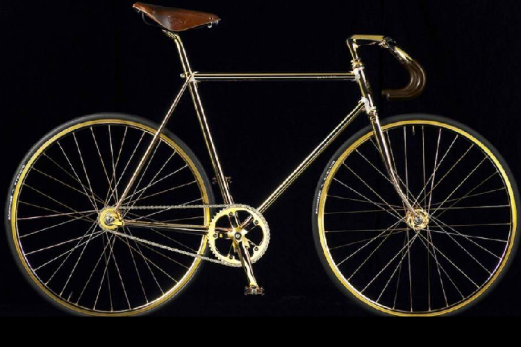 6. Aurumania Gold Crystal Edition: Chiếc xe đạp mạ vàng được sản xuất với số lượng giới hạn, giá bán lên tới 114.000USD (2,6 tỷ đồng)