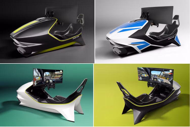 AMR-C01 là sản phẩm hợp tác giữa Aston Martin và Curv Racing Simulators. Hệ thống giả lập đua xe này được làm từ sợi carbon siêu nhẹ cùng các bộ phận chất lượng cao do Curv Racing Simulators lắp ráp thủ công.