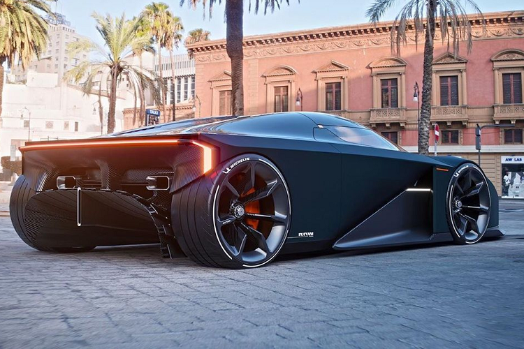 Bước vào bên trong, kiểu bố cục 3 chỗ cho phép người lái ngồi chính giữa khoang cabin, tương tự như những gì McLaren đã làm trên mẫu Speedtail.