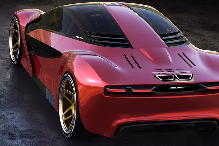 Tương tự mẫu xe Ferrari Enzo được đặt theo tên của người sáng lập thương hiệu Ferrari là Enzo Ferrari, Senan đã đặt tên cho tác phẩm của mình theo tên người sáng lập thương hiệu McLaren là tay đua Bruce McLaren. Bruce có thể không nổi tiếng như cha đẻ Ferrari, nhưng chúng ta cũng đừng quên rằng đây là người đã tạo ra một trong những đội đua và thương hiệu siêu xe nổi tiếng trên thế giới.