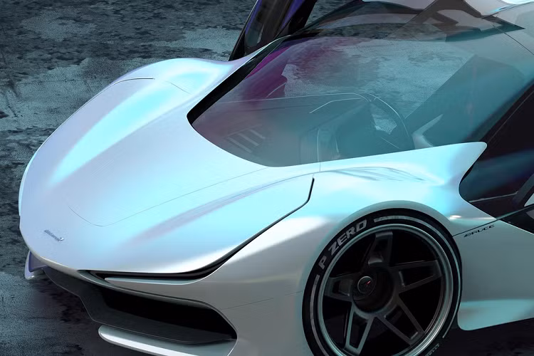 Giống như F1 nguyên bản và Speedtail, McLaren Bruce được bố trí ghế ngồi theo bố cục 1+2: ghế lái nằm chính giữa và hai bên là hai ghế phụ. Senan không đề cập hệ truyền động nào sẽ được trang bị trên mẫu siêu xe này, nhưng chắc chắn động cơ V12 sẽ rất lý tưởng nếu được sử dụng.