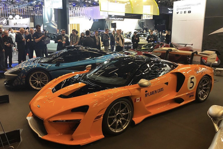 McLaren Senna Can-Am sở hữu ngoại hình tương đồng với những chiếc Senna bản thương mại khác, đi kèm với đó là một số điểm khác biệt như phần tản nhiệt vè trên bánh trước, phần kính cửa cũng được chuyển thành dạng ốp màu cam.