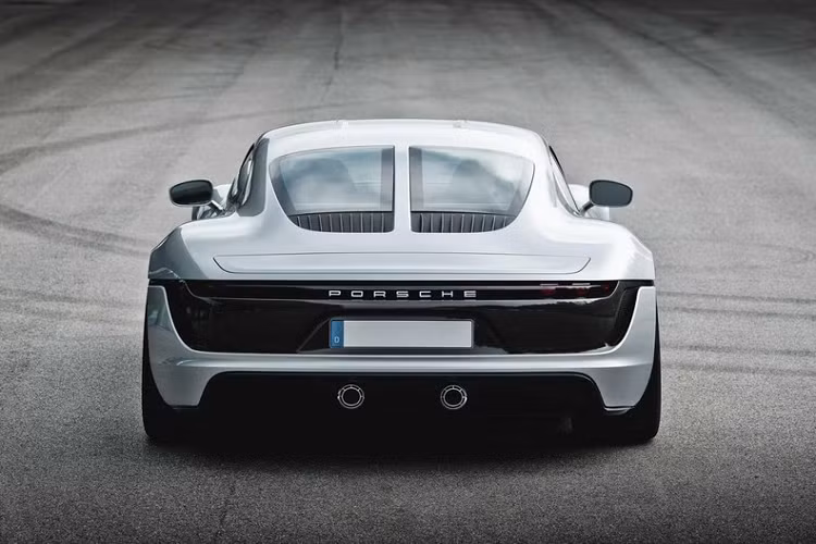 Những nét thiết kế kiểu cổ điển trên Le Mans Living Legend là rất rõ ràng, từ cửa sổ hậu chia đôi cho tới nắp nhiên liệu ở vị trí trung tâm phía trước.