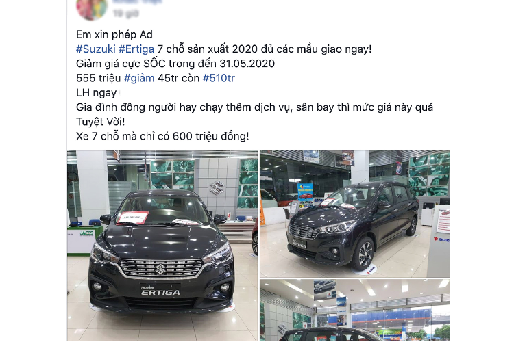 Việc các đại lý giảm giá Suzuki Ertiga Limited có thể xem là một động thái xả hàng Ertiga Limited cũ, nhằm dọn đường cho phiên bản Ertiga Sport mới có nhiều trang bị đáng giá hơn, đang được bán với mức giá niêm yết 559 triệu đồng, tức cao hơn 4 triệu đồng so với Ertiga Limited có giá niêm yết 555 triệu đồng.