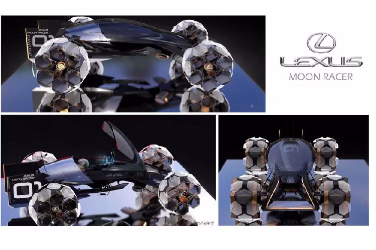 Cùng lúc đó, các nhà thiết kế tại phân khúc hạng sang của Toyota, Lexus, cũng đã nghĩ ra các concept xe địa hình mặt trăng độc đáo.