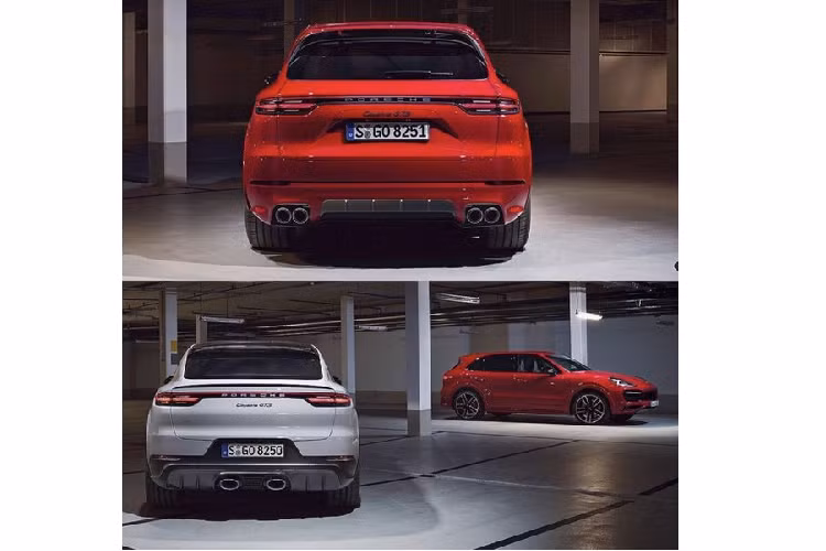 Về kiểu dáng, trước đó một bức ảnh rò rỉ cho thấy Cayenne Coupe GTS và Cayenne GTS gần như giống hệt nhau về kiểu dáng, chỉ khác là bản Coupe có đường bao mái dốc hơn, thiết kế đuôi xe cũng hơi khác nhau ở chỗ chỉ bản Coupe mới có hệ thống ống xả ở trung tâm.