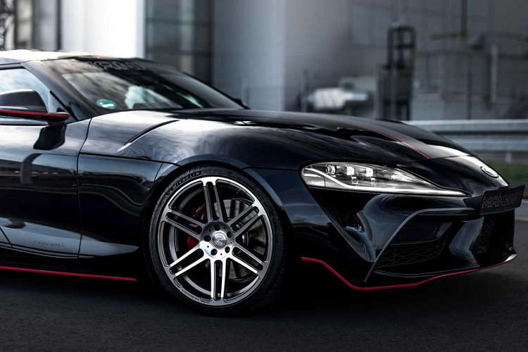 Gói độ trên chiếc Supra được đặt tên là Supra GR 450, bản độ Toyota Supra GR này nổi bật với bộ điều khiển trung tâm ECU đến từ Power MHtronik Powerbox và bộ ống xả thép không gỉ có van điều chỉnh.