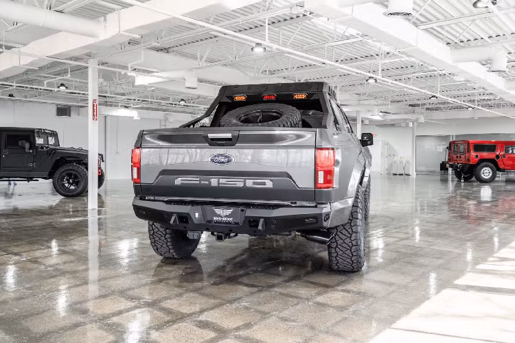 Tùy chọn đáng chú ý trên MSA F-150 đó là gói nâng cấp hệ thống treo Baja Performance (giá $6000) bao gồm nhiều sản phẩm của Fox Racing, tất nhiên không thể thiếu bộ giảm xóc Fox Racing hàng hiệu.