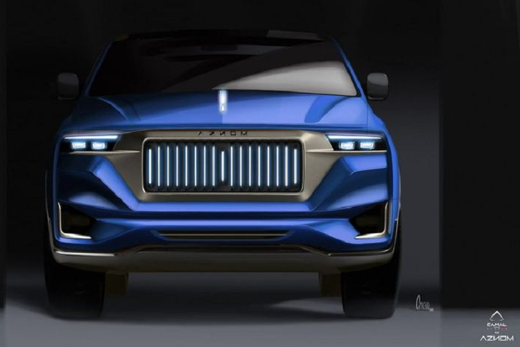 Xe sẽ dài 6 mét và cao gần 2 mét, với phần đầu xe trông giống như Rolls-Royce, gồm lưới tản nhiệt hình vuông vức có các nan dọc và đèn pha mảnh hai bên.