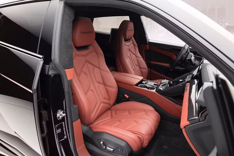 Mặt sau của bản độ, theo thứ tự từ trên xuống dưới, bao gồm tấm cánh lướt gió gắn nóc, một thanh lip mỏng, bộ cản sau được thiết kế riêng, có tích hợp một bộ khuếch tán và 3 ống xả sắp xếp theo hình trái tim.