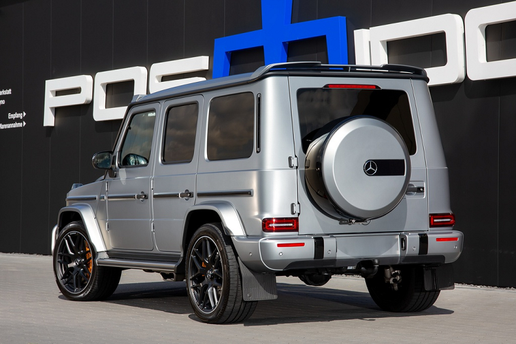 Posaidon giữ nguyên thiết kế vuông vức ở phần đuôi của Mercedes-AMG G63.