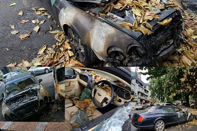 Theo điều tra, nghi phạm 35 tuổi có liên quan đến 3 vụ án, 8 chiếc xe ôtô bị đốt cháy rụi trị giá 190.000 RM (khoảng 1 tỷ đồng). Những vụ lừa đảo này xảy ra ở Malaysia, cảnh sát cho biết chủ xe đã cố tính tẩm dầu rồi phóng hỏa xe.