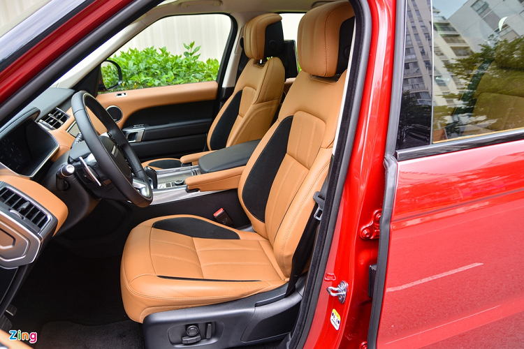 Tất cả ghế được bọc da Winsar màu nâu Vintage Tan có các lỗ thông hơi giúp tránh tình trạng bám mồ hôi, cảm giác mềm mại khi chạm tay và ngồi khá êm ái. Hàng ghế trước điều chỉnh 16 hướng, có khả năng nhớ vị trí. Chức năng sưởi và làm mát có trên cả hàng ghế trước và thứ 2. 