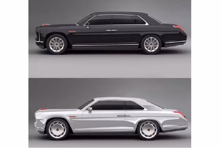 Bao quanh phần thân vỏ của Hồng Kỳ L4 là nẹp mạ crôm, mang đến vẻ sang trọng cho mẫu ô tô Trung Quốc này. Riêng phần thân xe được thiết kế mượt mà với cửa gợi mở ngược giống xe Rolls-Royce. Thêm vào đó là chi tiết trang trí màu đỏ ở chắn bùn trước và bộ vành la-zăng có nhiều thiết kế khác nhau.