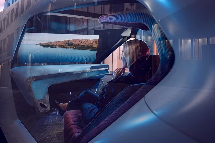 Hệ thống sau đó sử dụng dữ liệu này để cung cấp thông tin liên quan về thứ bạn đang nhìn. Ví dụ, hệ thống có thể đưa ra thông tin về nhà hàng sang trọng mà bạn đang nhìn chăm chú. Thông tin này được hiển thị trên kính chắn gió bởi toàn bộ bề mặt đóng vai trò một HUD nhìn toàn cảnh.