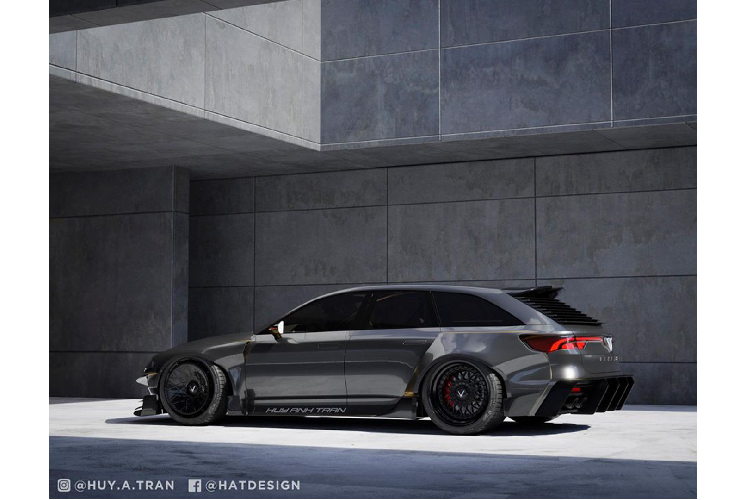 Chiếc sedan thể thao Vinfast Lux cũng trở nên bề thế hơn nhờ bộ body thân rộng với các ốp vòm bánh xe tích hợp các khe hút gió cỡ lớn. Bộ mâm xe cũng được tái thiết kế độc đáo hơn với chiều rộng lốp xe được mở rộng. Gầm xe được hạ thấp đáng kể.