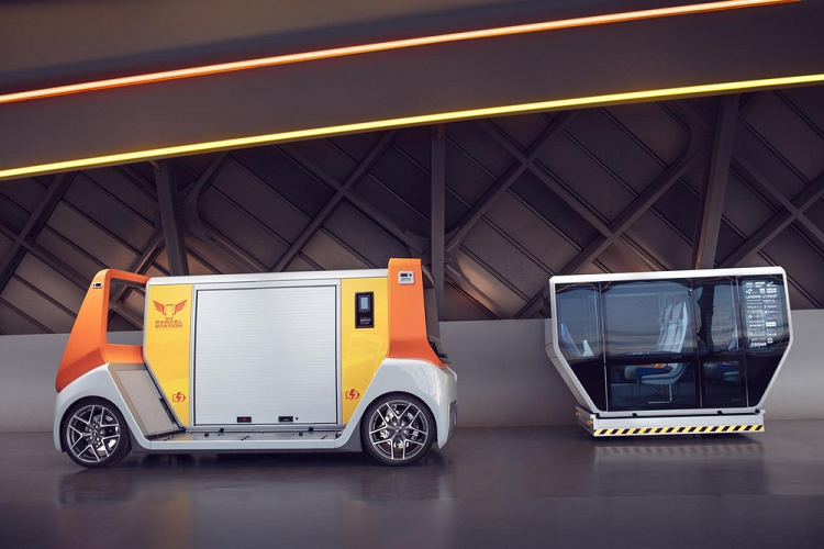 Các kén có thể thay đổi nhanh chóng và điều này cho phép các công ty sử dụng kén hàng hóa vào ban ngày, và rồi thay đổi sang kén hành khách vào buổi tối khi nhu cầu cho chúng trở nên lớn hơn. Các kén cũng có thể dễ dàng tùy chỉnh và cho phép sử dụng kén hành lý cho mọi công việc từ trạm bưu kiện cho khách hàng tới một “góc ẩm thực sức khỏe”.