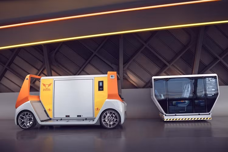 Các kén có thể thay đổi nhanh chóng và điều này cho phép các công ty sử dụng kén hàng hóa vào ban ngày, và rồi thay đổi sang kén hành khách vào buổi tối khi nhu cầu cho chúng trở nên lớn hơn. Các kén cũng có thể dễ dàng tùy chỉnh và cho phép sử dụng kén hành lý cho mọi công việc từ trạm bưu kiện cho khách hàng tới một “góc ẩm thực sức khỏe”.