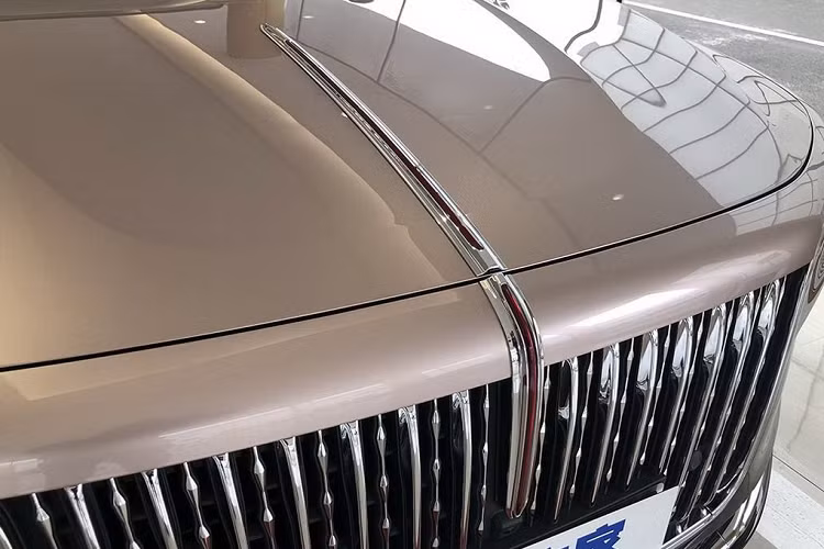 Về thiết kế, Hongqi H9 sở hữu nhiều nét tương đồng với người anh em H7 khi đều được áp dụng triết lý thiết kế mới nhất của hãng. Tuy nhiên trên thực tế, đây có thể coi là sự kết hợp của kiểu sơn 2 màu từ Maybach, một khoang sau của Cadillac XTS và một mặt trước từ Rolls-Royce.