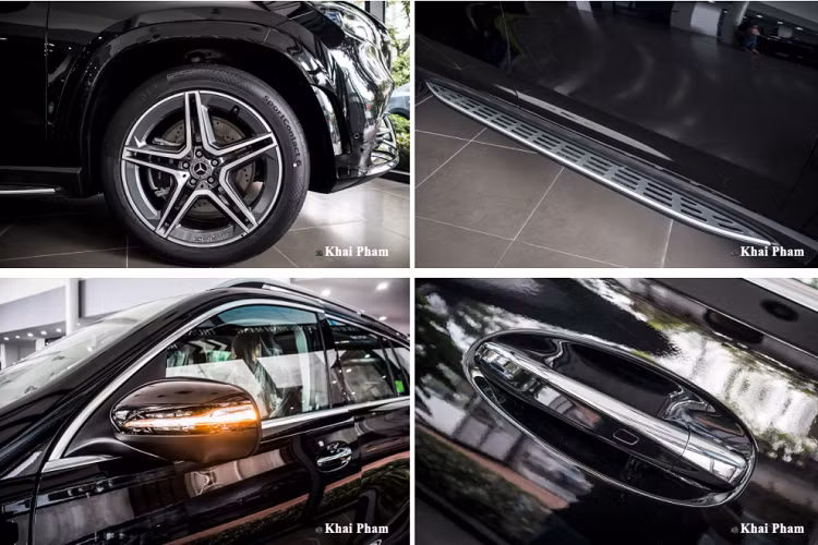 Đối thủ của Lexus LX570 và BMW X7 mới có phần đuôi xe mới mẻ nhờ cụm đèn hậu 3D LED được nối liền bởi dải crom. Cản va phía sau trên Mercedes GLS 450 2020 sử dụng chất liệu crom kèm ống xả đôi 2 bên cân đối. Những tính năng khác trên chiếc SUV 3 hàng ghế này gồm cảm biến/camera lùi và đèn phanh trên cao.