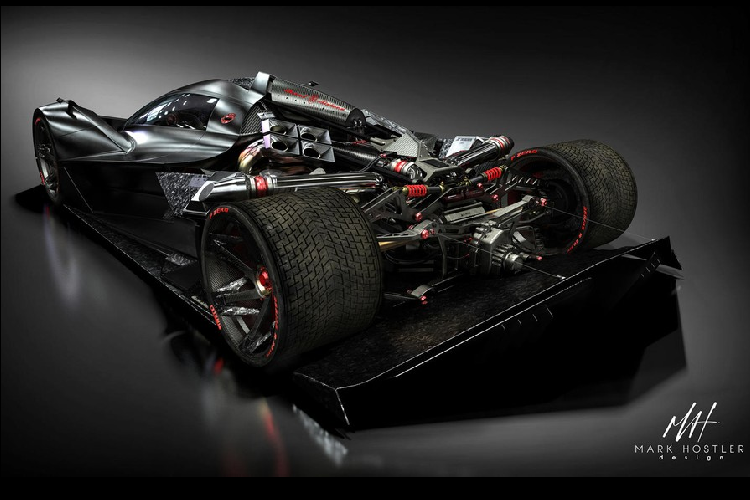 Công ty khởi nghiệp gốc Dubai có những kỳ vọng lớn, và cả thế giới muốn biết siêu xe 5.000 mã lực thực sự hoạt động ra sao ngoài đời thực, giả định rằng họ có thể đạt điều đó một cách an toàn. Liệu chiếc xe này có làm bẽ mặt những Bugatti Chiron, Koenigsegg Jesko và mọi chiếc hypercar khác hay không? Trong khi mọi người đang kiên nhẫn chờ đợi, một nhà thiết kế mang tên Mark Hostler đã sáng chế một mẫu concept phóng đại phong cách vốn quá đà của Devel Sixteen.