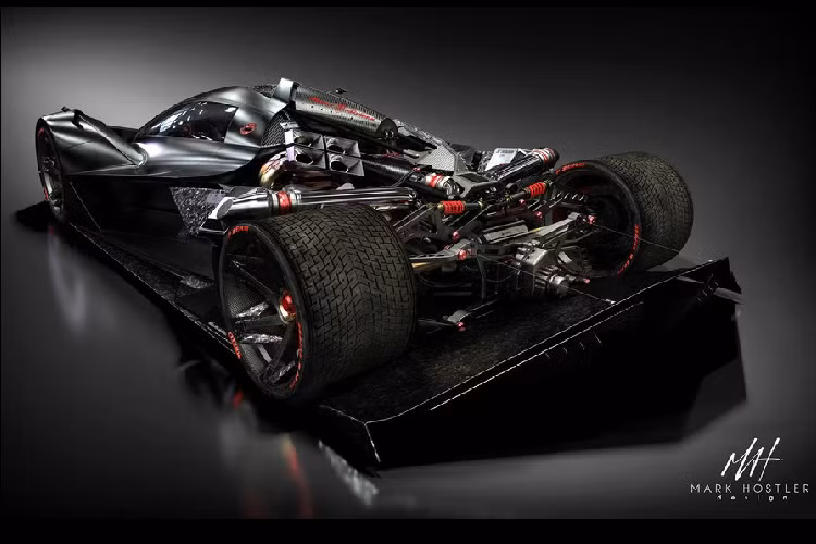 Công ty khởi nghiệp gốc Dubai có những kỳ vọng lớn, và cả thế giới muốn biết siêu xe 5.000 mã lực thực sự hoạt động ra sao ngoài đời thực, giả định rằng họ có thể đạt điều đó một cách an toàn. Liệu chiếc xe này có làm bẽ mặt những Bugatti Chiron, Koenigsegg Jesko và mọi chiếc hypercar khác hay không? Trong khi mọi người đang kiên nhẫn chờ đợi, một nhà thiết kế mang tên Mark Hostler đã sáng chế một mẫu concept phóng đại phong cách vốn quá đà của Devel Sixteen.