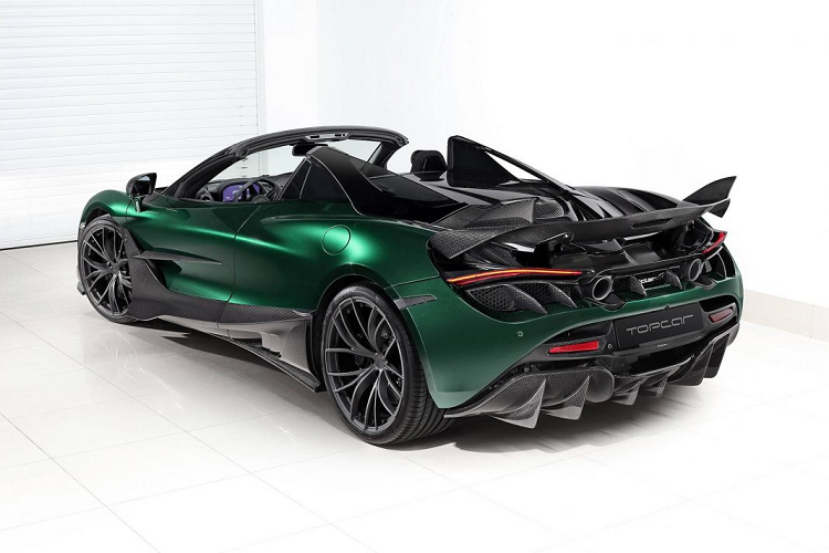 Giống với những gói độ khác của TopCar trước đây, gói độ được dành cho McLaren 720S Spider hàng khủng này cũng được làm một cách công phu và khi lắp đặt lên xe, nó cho chiếc xe có được một cái nhìn mới ấn tượng hơn.