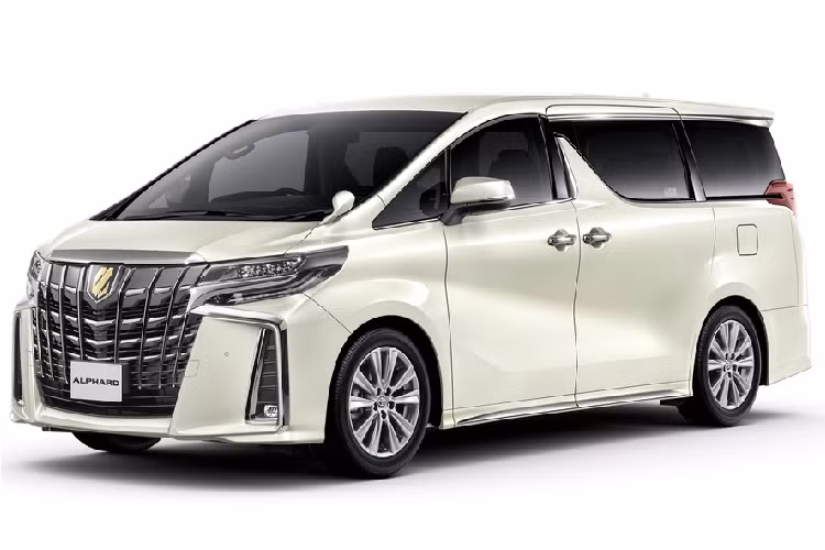 Với việc dựa vào Alphard S làm cơ sở, Alphard Type Gold có lưới tản nhiệt mạ chrome phía trước tối màu, lớp sơn kim loại màu đen, với biểu tượng trên lưới tản nhiệt được làm bằng vàng. Một đường viền chrome trên nắp capo. Xe có nhiều chi tiết trang trí ở cản trước và vỏ. Đèn sương mù sử dụng công nghệ LED.