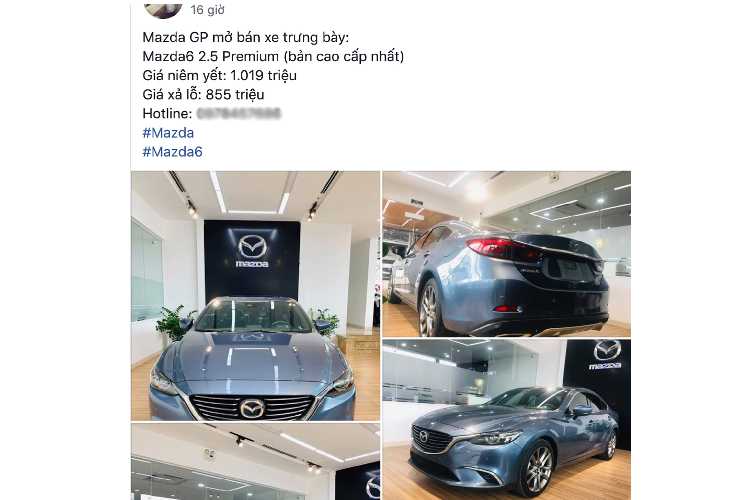 Mua xe mới, nhưng đời xe cũ vốn không có lợi thế về giá khi người mua muốn bán lại. Ngoài ra, người mua xe thanh lý thường không tìm được màu sắc mình ưng ý, theo tìm hiểu thì đại lý Mazda có thể sơn lại màu sơn cho chiếc Mazda6.