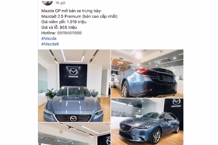 Mua xe mới, nhưng đời xe cũ vốn không có lợi thế về giá khi người mua muốn bán lại. Ngoài ra, người mua xe thanh lý thường không tìm được màu sắc mình ưng ý, theo tìm hiểu thì đại lý Mazda có thể sơn lại màu sơn cho chiếc Mazda6.