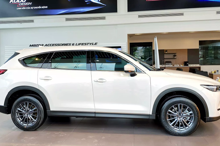 Tất cả phiên bản của Mazda CX-8 sử dụng chung động cơ xăng 4cyl thẳng hàng (I4) dung tích 2.5L hút khí tự nhiên (N/A), công nghệ Skyactiv-G cho công suất tối đa 188 mã lực tại 6.000 vòng/phút và mô-men xoắn cực đại 252Nm có được từ vòng tua máy 4.000 vòng/ phút.