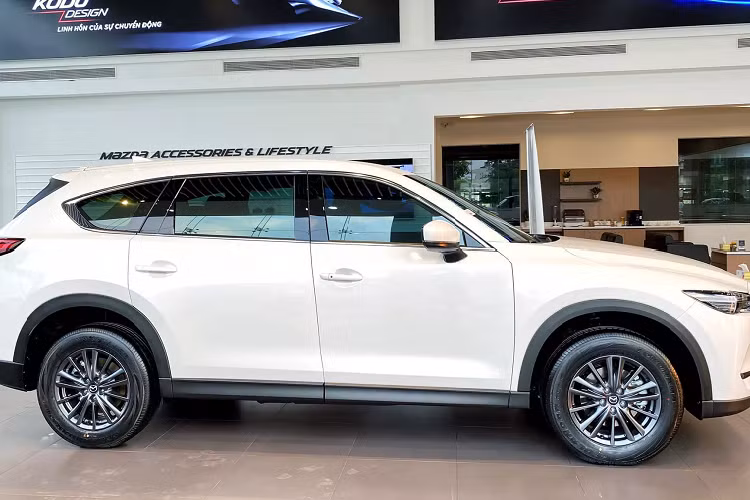 Tất cả phiên bản của Mazda CX-8 sử dụng chung động cơ xăng 4cyl thẳng hàng (I4) dung tích 2.5L hút khí tự nhiên (N/A), công nghệ Skyactiv-G cho công suất tối đa 188 mã lực tại 6.000 vòng/phút và mô-men xoắn cực đại 252Nm có được từ vòng tua máy 4.000 vòng/ phút.