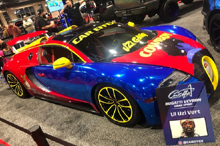 Nếu như phần đông những người khác trên toàn thế giới mua những chiếc siêu xe nhằm cho việc vận hành cũng như “nâng niu” chúng thì thông thường, đa số những người thuộc nền văn hóa đường phố Mỹ lại muốn làm cho chiếc xe của mình trở nên đặc biệt so với tất cả những chiếc xe khác. Đặc biệt là Rapper Lil Uzi Vert với chiếc siêu xe Bugatti Veyron.